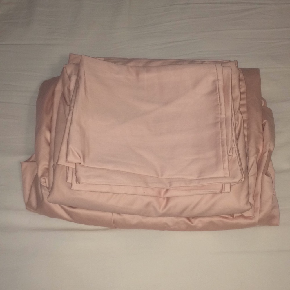 😍400 thread count blush pink